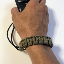 カメラストラップ　パラコード Camera Wrist Strap コブラBK 5枚目の画像