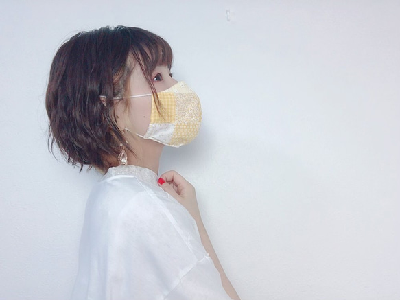 mochimono〜立体マスク〜鼻と口元ワイヤー入り♬ 1枚目の画像