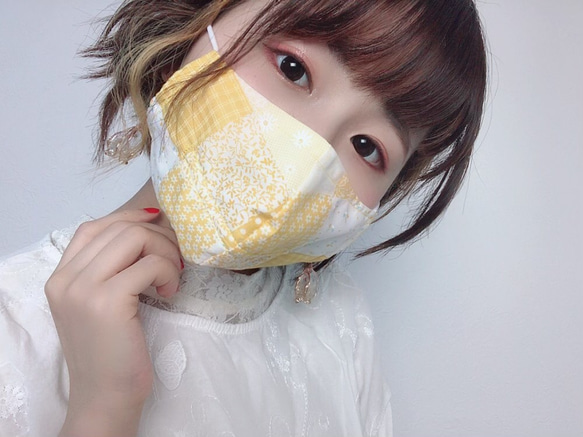 mochimono〜立体マスク〜鼻と口元ワイヤー入り♬ 4枚目の画像