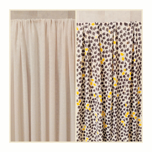 ハンドメイド カフェカーテン のれん カラーボックス目隠しなど