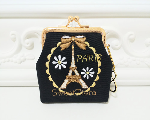 お纏めリクエスト＊刺繍のバッグ♡コインケース♡チャームなど♡ 旅気分2025❋小銭入れ✽刺繍がま口✽エッフェル塔刺繍