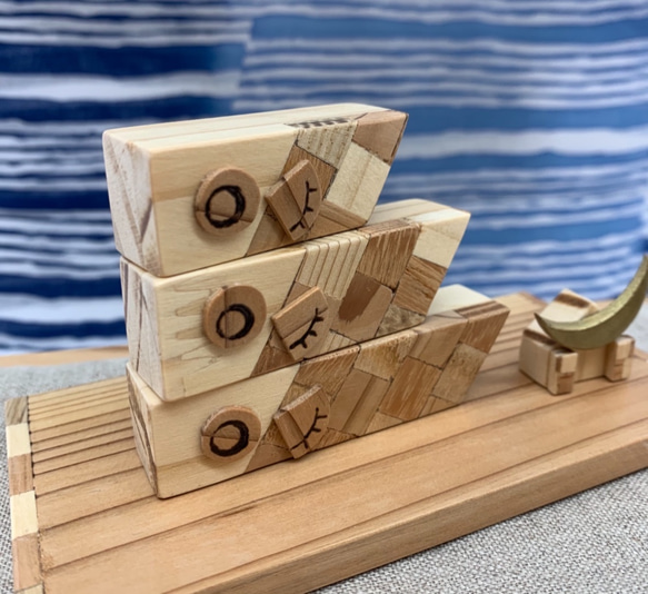 鯉のぼり寄木細工＊端午の節句　五月飾り＊大人の室礼　 3枚目の画像