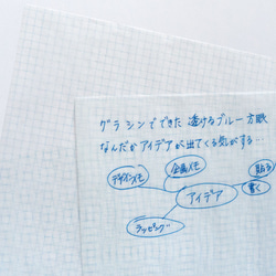 グラシン紙で本を包もう【5mmブルー方眼A4グラシン紙】40枚（20枚入✕2個組）文庫本向け 格子模様 2枚目の画像