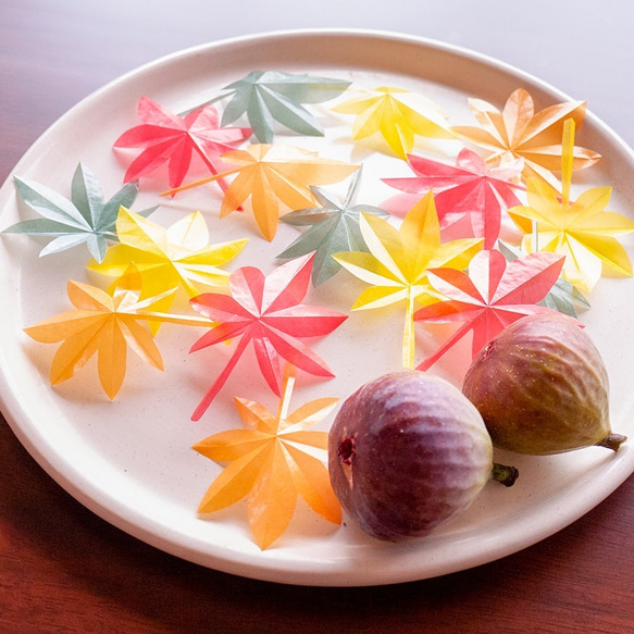 【10枚×2個組】単色バラ売り＊24色カラーグラシンペーパー 150×150㎜透ける折り紙サイズ 6枚目の画像