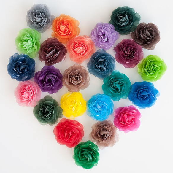 【10枚×2個組】単色バラ売り＊24色カラーグラシンペーパー 150×150㎜透ける折り紙サイズ 4枚目の画像