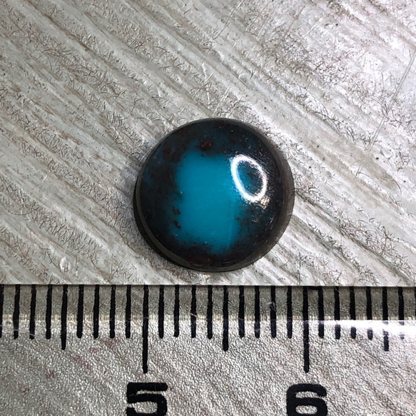 Bisbee Turquoise, Arizona, ビスビーターコイズ、 3,23ct 7枚目の画像