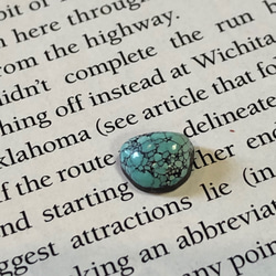 1,4ct, High Grade Old American Turquoise, アメリカンターコイズ OA-027 2枚目の画像