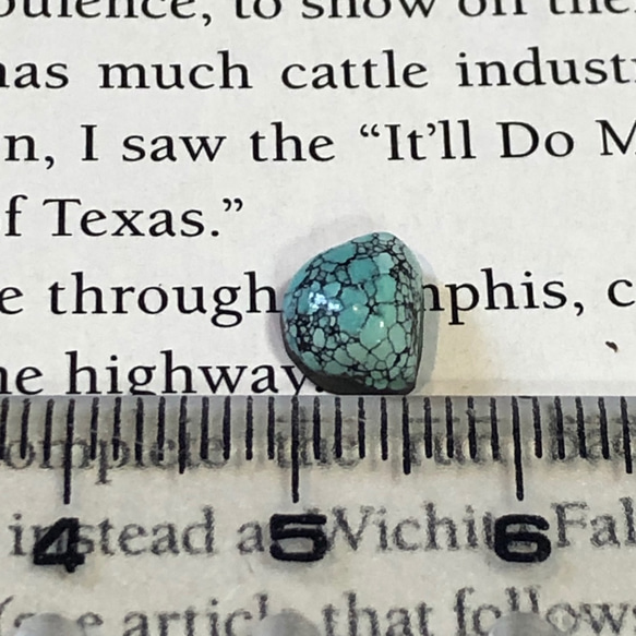 1,4ct, High Grade Old American Turquoise, アメリカンターコイズ OA-027 6枚目の画像