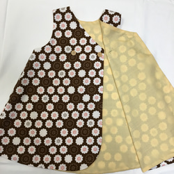和風柄のジャンバースカート90 4枚目の画像