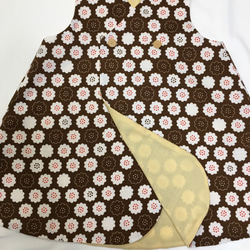 和風柄のジャンバースカート90 5枚目の画像