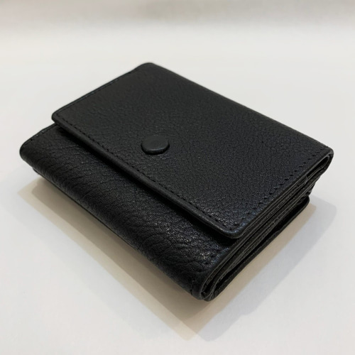 CHROMATIC LEATHER 三つ折り財布 ブラック クロムハーツ1ジップクロスボタンレザーウォレット