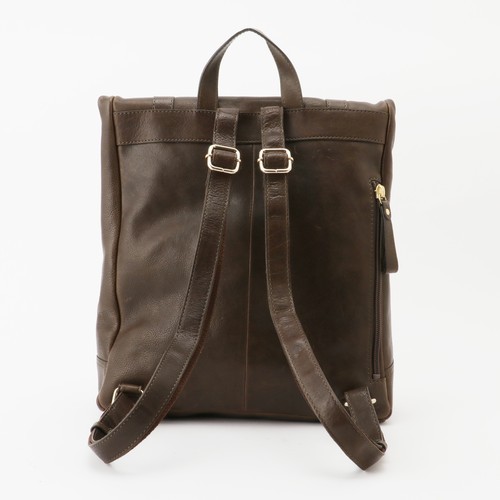 【牛革】　カラフルロールトップリュック　<4色展開>　軽い　ユニセックス　リュック M9242