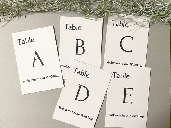 結婚式アイテム　テーブルナンバー テーブルナンバー 結婚式 | iichi 日々の暮らしを心地よくする