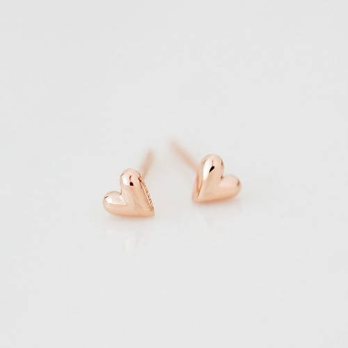 プチハート K18YG ピアス ピアス（スタッド・一粒） Toumeina 通販  