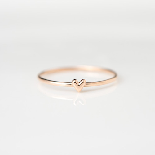 プチハート K18PG リング 指輪・リング Toumeina 通販 8831502｜Creema  