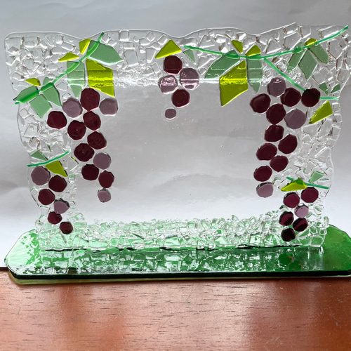 アクリル葡萄.玄関リビング