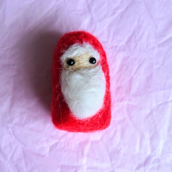 クリスマス早期割　サンタとトナカイ クリスマス飾り  小さなクリスマス 羊毛フェルト マトリョーシカ 3枚目の画像