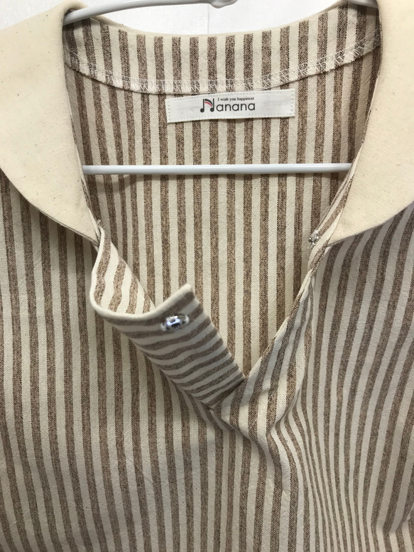 プルオーバーのセーラーシャツ(半袖)(100) 3枚目の画像