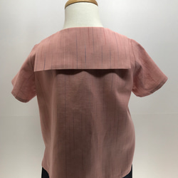 プルオーバーのセーラーシャツ(半袖)(90) 3枚目の画像