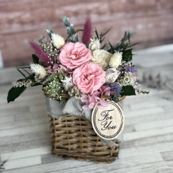 美品　押し花 ブーケ　壁掛け 桜の編み物スワッグ レース編み ハンドメイド ブーケ 花束 編み