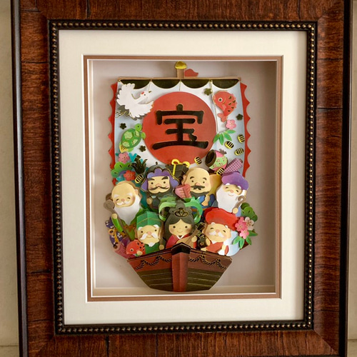 シャドーボックス作品(フルーツ) シャドーボックスの作り方⑦ - シャドーボックス shadow box art