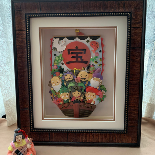 【シャドーボックス作品(フルーツ) 画像はシャドーボックス作品です】 ブラジル時代に作ったシャドーボックス。 今からもう10年以上前