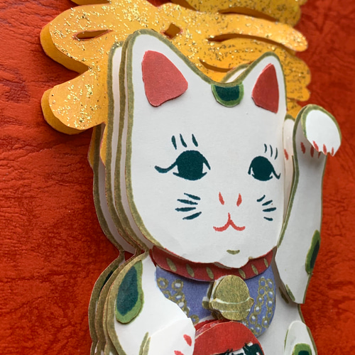 シャドーアートボックス招き猫