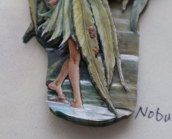 幸せを招く水辺のフェアリーミニサイズのシャドーボックス（送料無料） 5枚目の画像