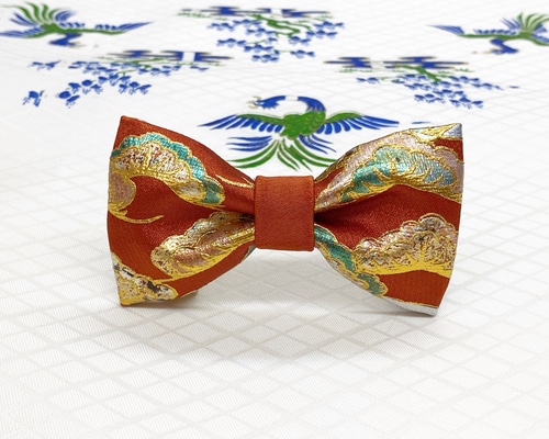 七五三や結婚式などに✳︎ハンドメイド✳︎蝶ネクタイ　ブラウンチェック 七五三や結婚式などに✳︎ハンドメイド✳︎蝶ネクタイ ブラウン