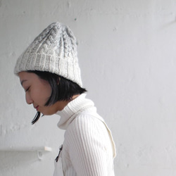 KARL DONOGHUE　ハンドメイド　ケーブル編みニット帽 BIG CABLE KNIT CAP】 – THE H.W.DOG&CO.