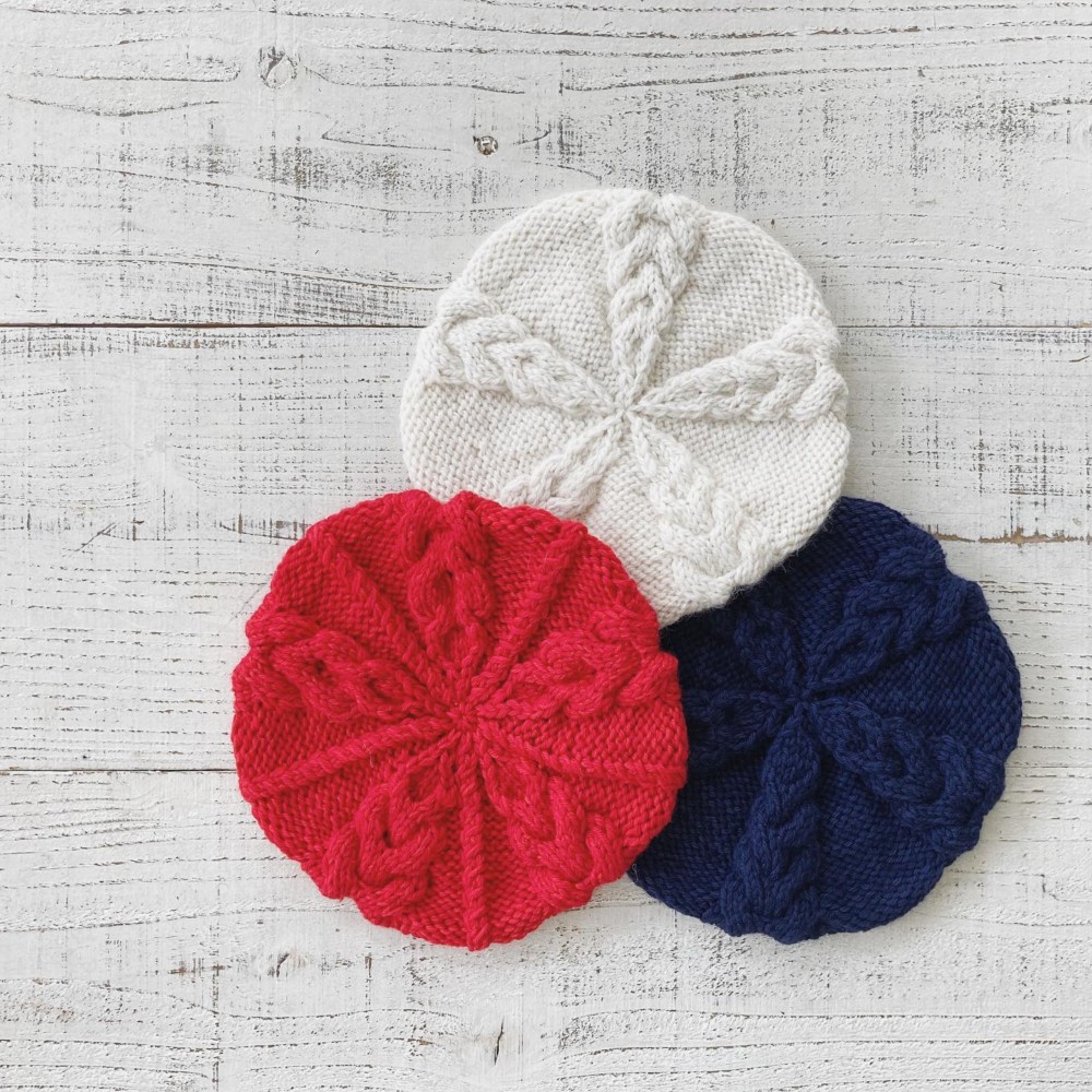 【受注生産】ニットベレー帽（ウォッシャブルウール）