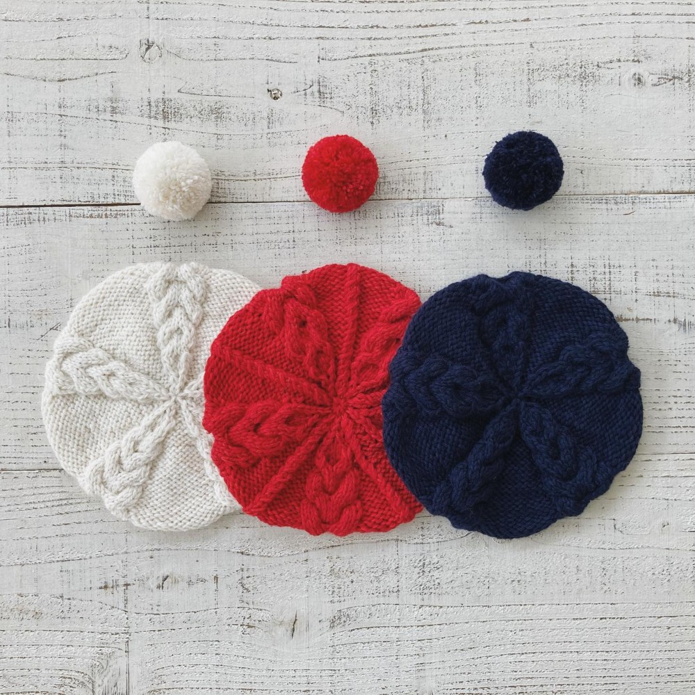 【受注生産】ニットベレー帽（ウォッシャブルウール）