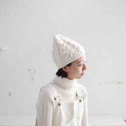 KARL DONOGHUE　ハンドメイド　ケーブル編みニット帽 編み物キット】ケーブル編みニット帽（糸：No.24） – WOOL STUDIO