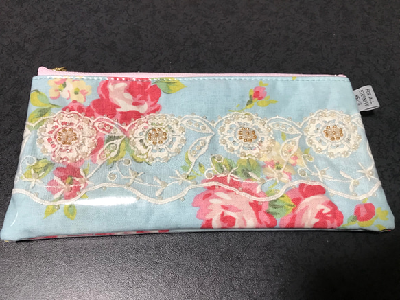 ガラスビーズ織り ポーチ ハンドメイド