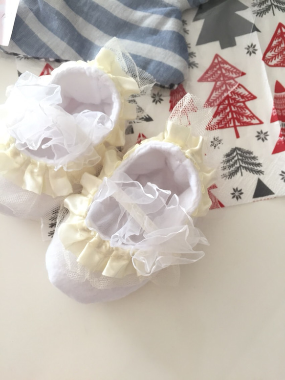 クリスマスBOX♡ベレー帽など４点セット 新生児用 2枚目の画像