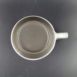 コーヒー・ティーカップLサイズ　海月氷裂釉　＜オプションでソーサー付にも＞ 6枚目の画像