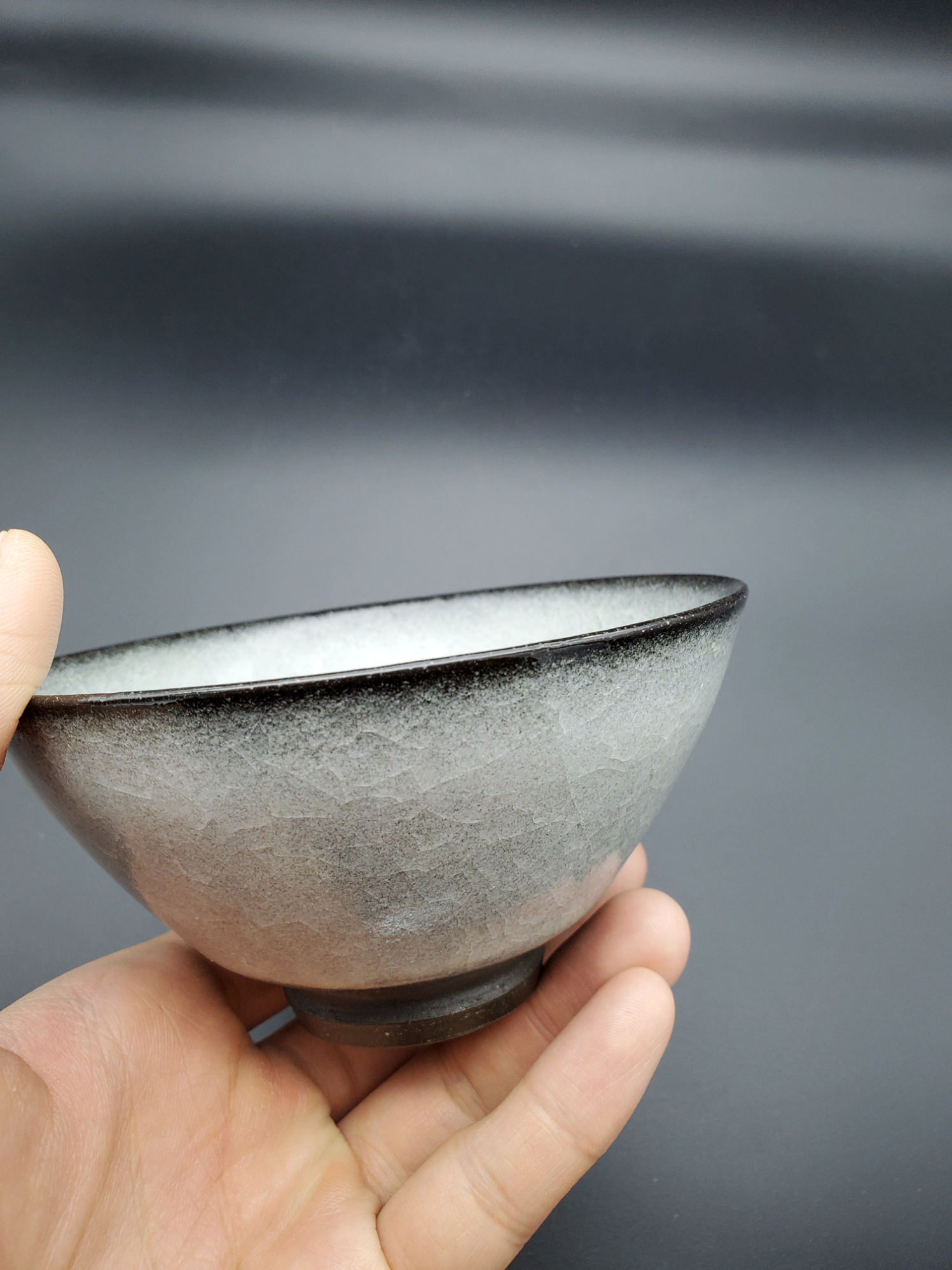 【新品未使用品】今泉毅作　氷裂文茶碗 今泉毅 / 氷裂文茶碗（一点物） – HULS GALLERY TOKYO | 現代