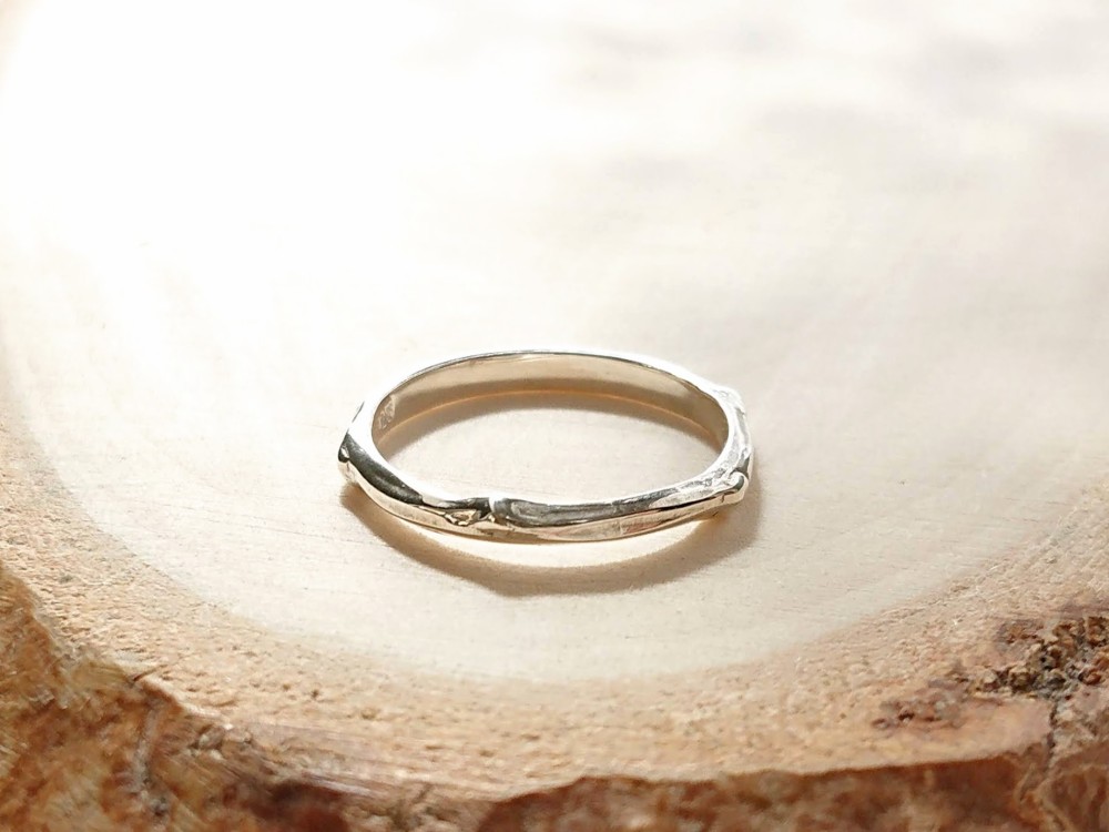 SILVER925　小枝リング