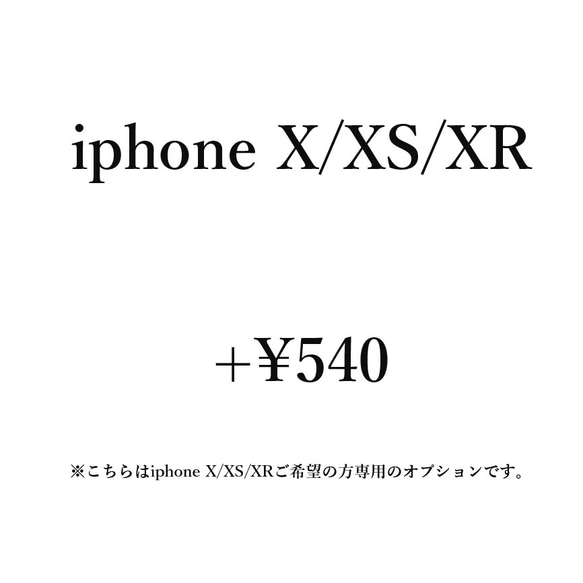 iphone X/XS/XR 専用 1枚目の画像