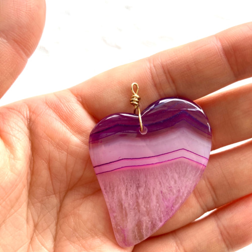 マジックアワー 秋の夕暮れ ピンクパープル 特大 アゲート 水晶 瑪瑙