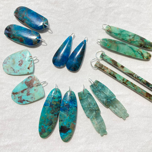 ラピスラズリカービング＆タンザナイトのブレスレット他 14kgf 【公式