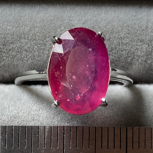 天然石ルビー　リングandネックレスにも　アトリエ「之」 天然石ルビー リングandネックレスにも アトリエ「之」 【公式通販】