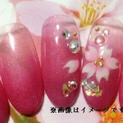 シリコンモールド ミニ桜 ネイルパーツ デコパーツ 4枚目の画像