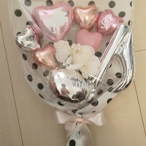 送料こみ ピアノ発表会 バレエ発表会 バースデー バルーンブーケ