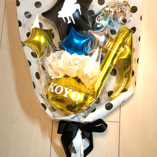 送料こみ ピアノ発表会 バレエ発表会 バースデー バルーンブーケ