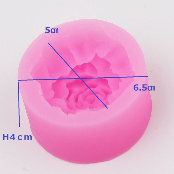 大きい花型のシリコンモールド＃12 3枚目の画像