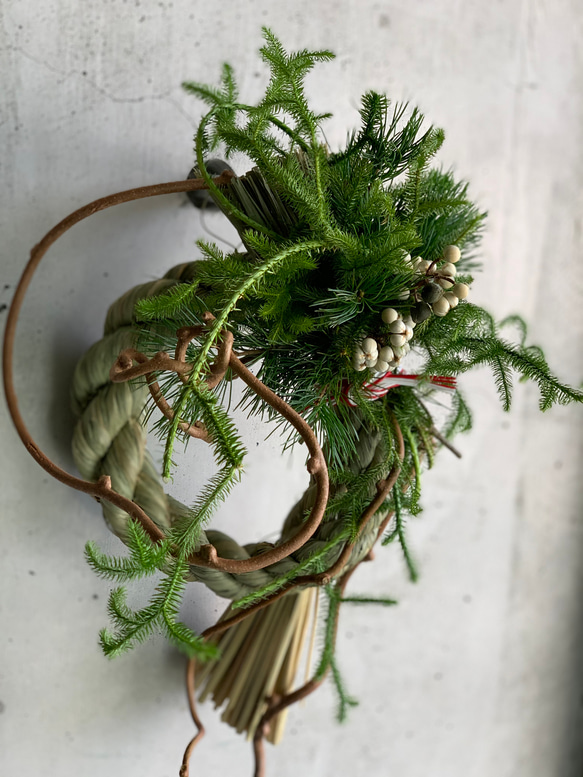 再販＊お正月飾り「フレッシュグリーンで迎えたい…新しい年へ想いを