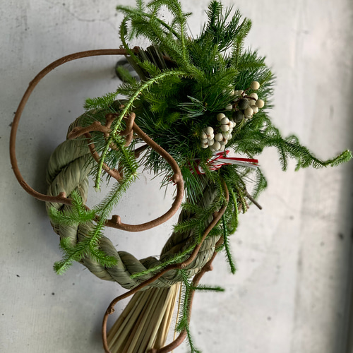 再販＊お正月飾り「フレッシュグリーンで迎えたい…新しい年へ想いを