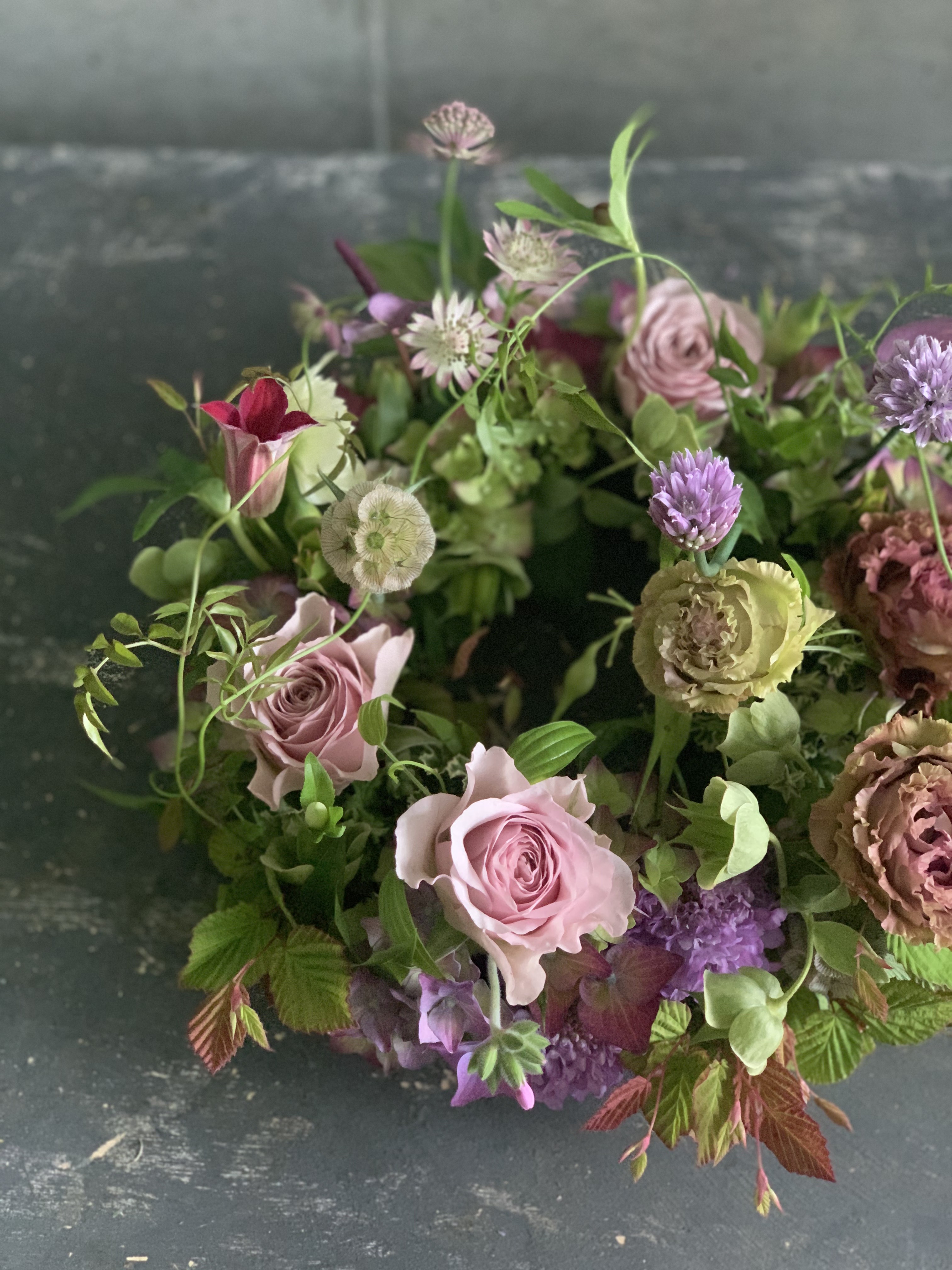 生花フラワーリース