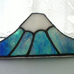 富士山トレイ＊日本一の山＊ステンドグラス 4枚目の画像